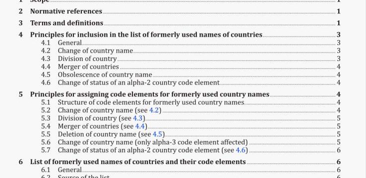 Codes for the representation of names of countries and their subdivisions