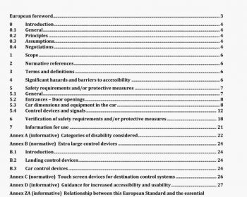 Facilities for persons with disabilities (EN 81-70:2018, MOD)