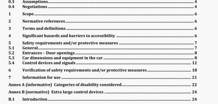 Facilities for persons with disabilities (EN 81-70:2018, MOD)