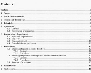 Methods of testing soils for engineering purposes