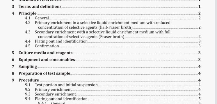 Microbiology of the food chain — Horizontal method for the detection and enumeration of Listeria monocyto genes and of Listeria spp.