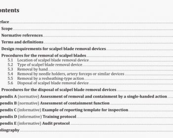 Procedures and devices for the removal, containment and disposal of scalpel blades