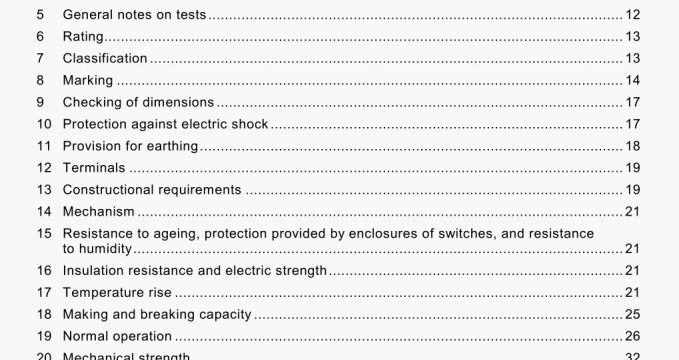 Switches for household and similar fixed electrical installations