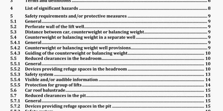 Lifts, escalators and moving walks